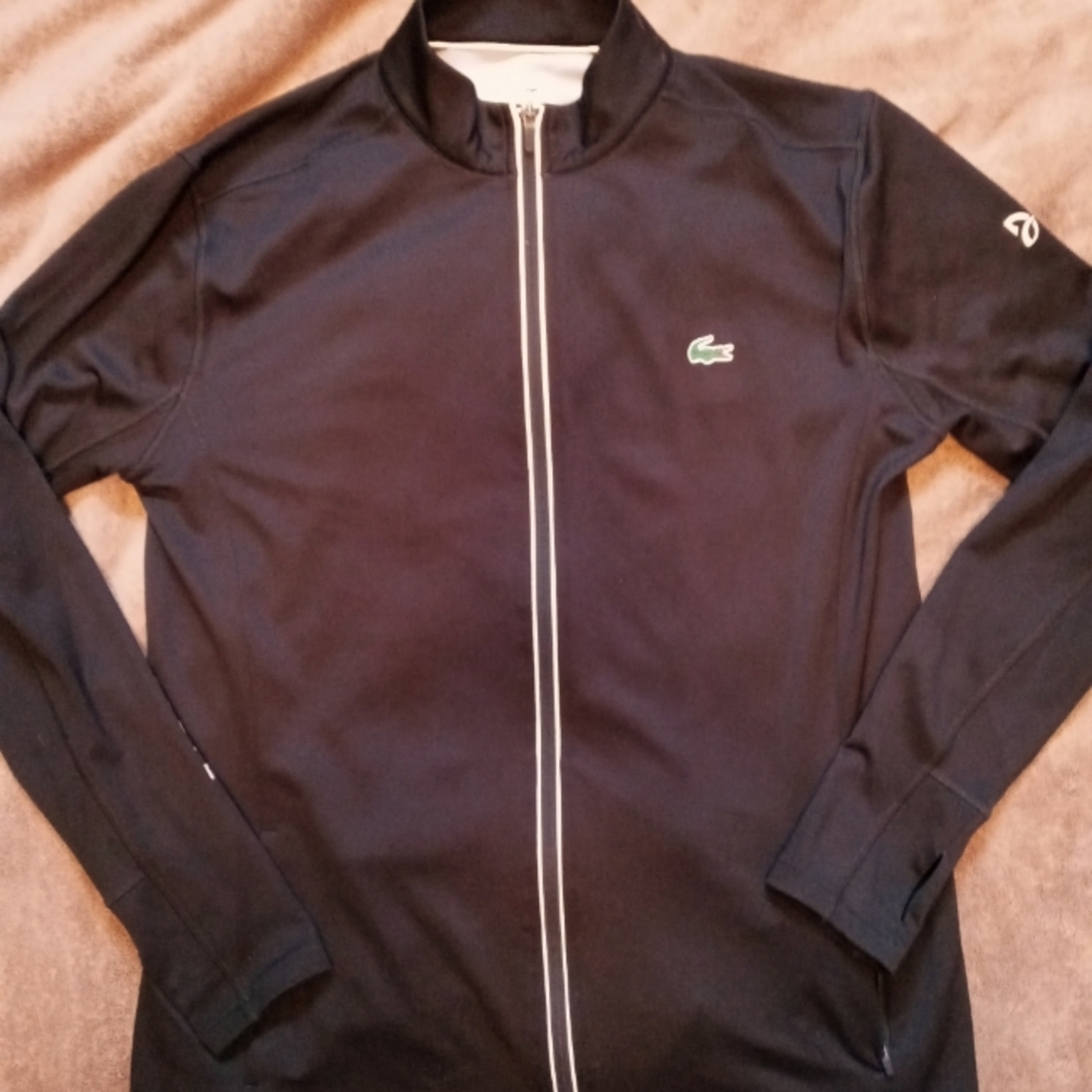 Lacoste 3XL Novak Djokovic black jacket